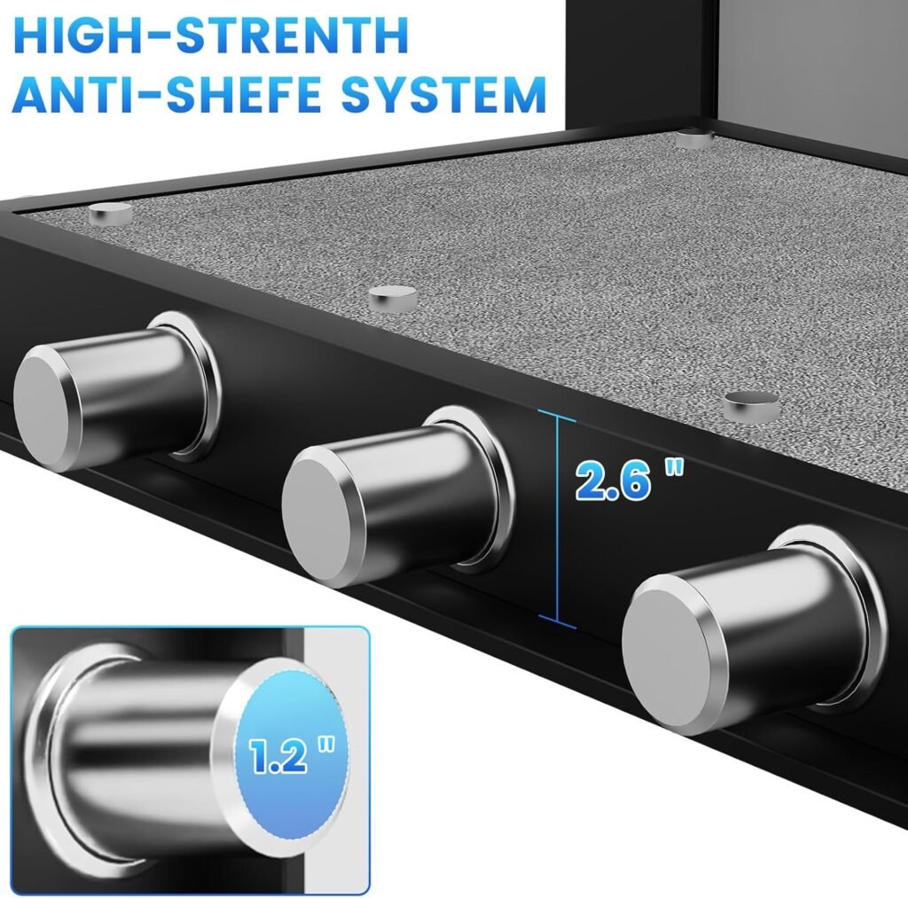23.62 Tall Large Biometric Fireproof Safe for Home Use, Quick-Access Fingerprint Safe Box with Fireproof Document Bag, 3 Removable Shelves and Dual Alert, Security Safety Box for Home Office 23.62 Tall Large Biometric Fireproof Safe for Home Use, Quick-Access Fingerprint Safe Box with Fireproof Document Bag, 3 Removable Shelves and Dual Alert, Security Safety Box for Home Office