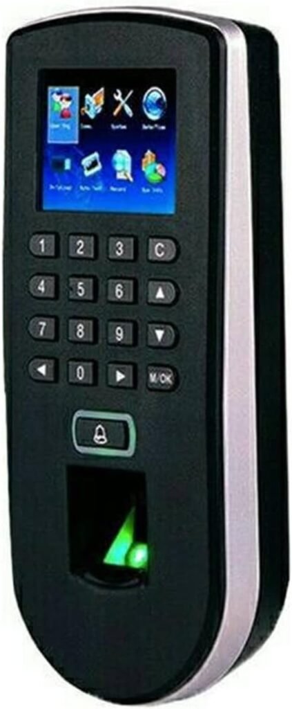 Biometric Employee Attendance Machine TF1900 OF109 Access Control System Fingerprint Time Attendance Password Access Control All-in-one Machine for Small and Medium Enter,
