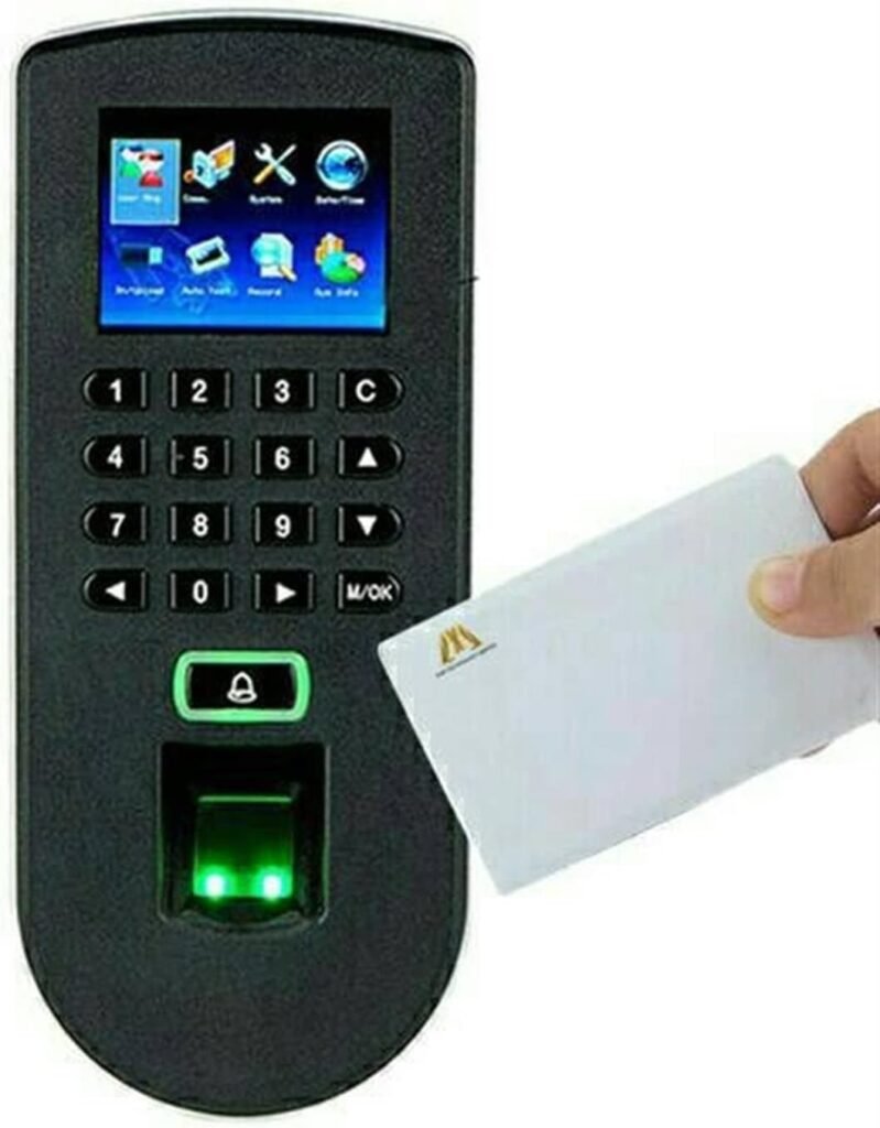 Biometric Employee Attendance Machine TF1900 OF109 Access Control System Fingerprint Time Attendance Password Access Control All-in-one Machine for Small and Medium Enter,
