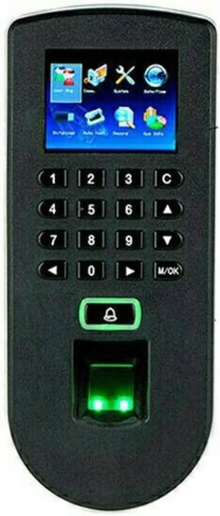 Biometric Employee Attendance Machine TF1900 OF109 Access Control System Fingerprint Time Attendance Password Access Control All-in-one Machine for Small and Medium Enter,