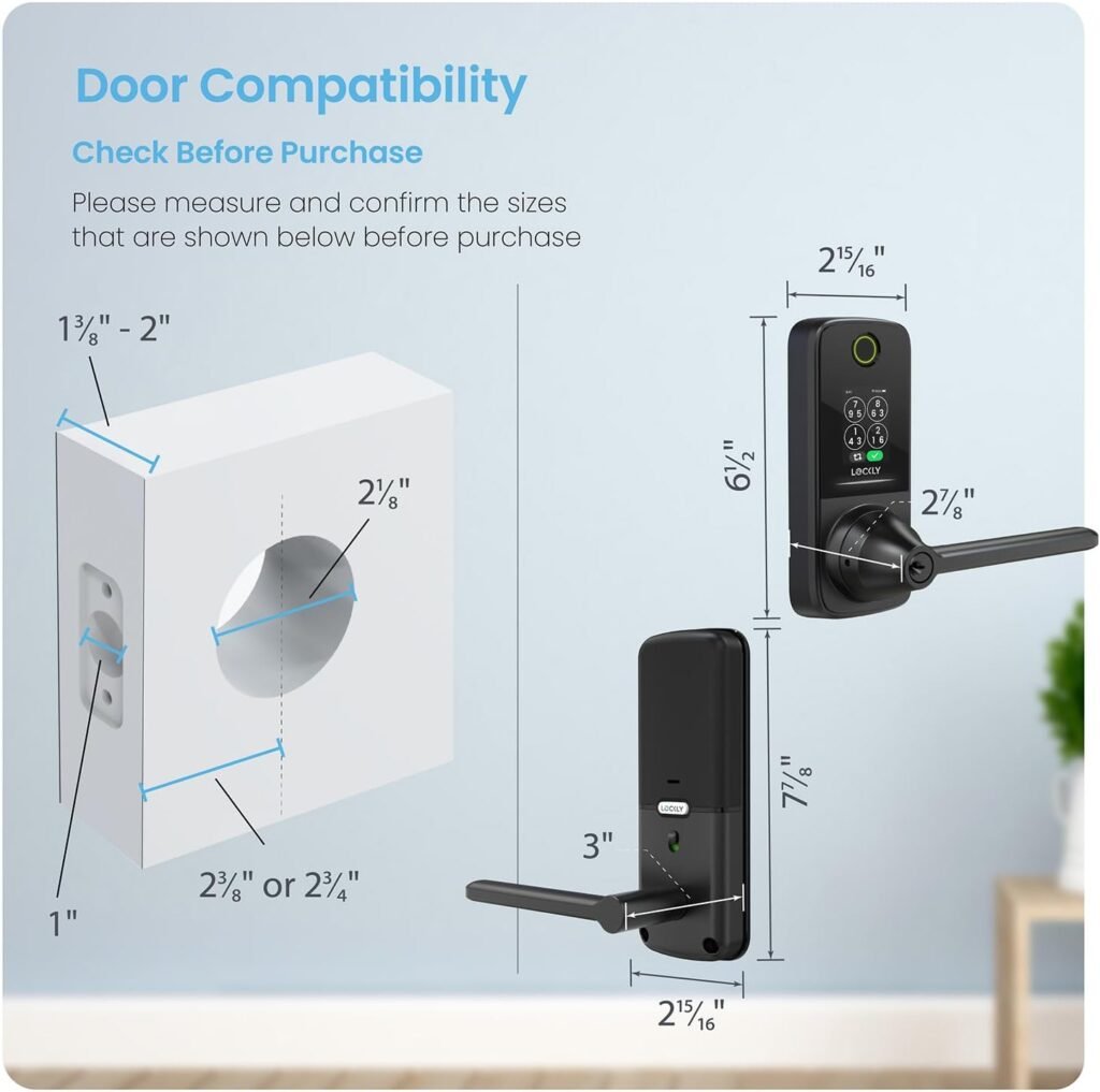 Lockly Smart Lock Secure Pro (2026 Latest Version),Fingerprint Door Lock, Keyless Entry, Built-in Wi-Fi Latch, PIN Genie Keypad (Black) Lockly Smart Lock Secure Pro (2026 Latest Version),Fingerprint Door Lock, Keyless Entry, Built-in Wi-Fi Latch, PIN Genie Keypad (Black)