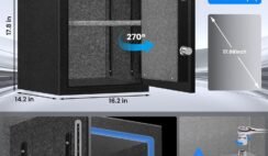 RETLLAS 4.5 CuFt Fireproof Biometric Safe review