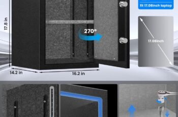 RETLLAS 4.5 CuFt Fireproof Biometric Safe review