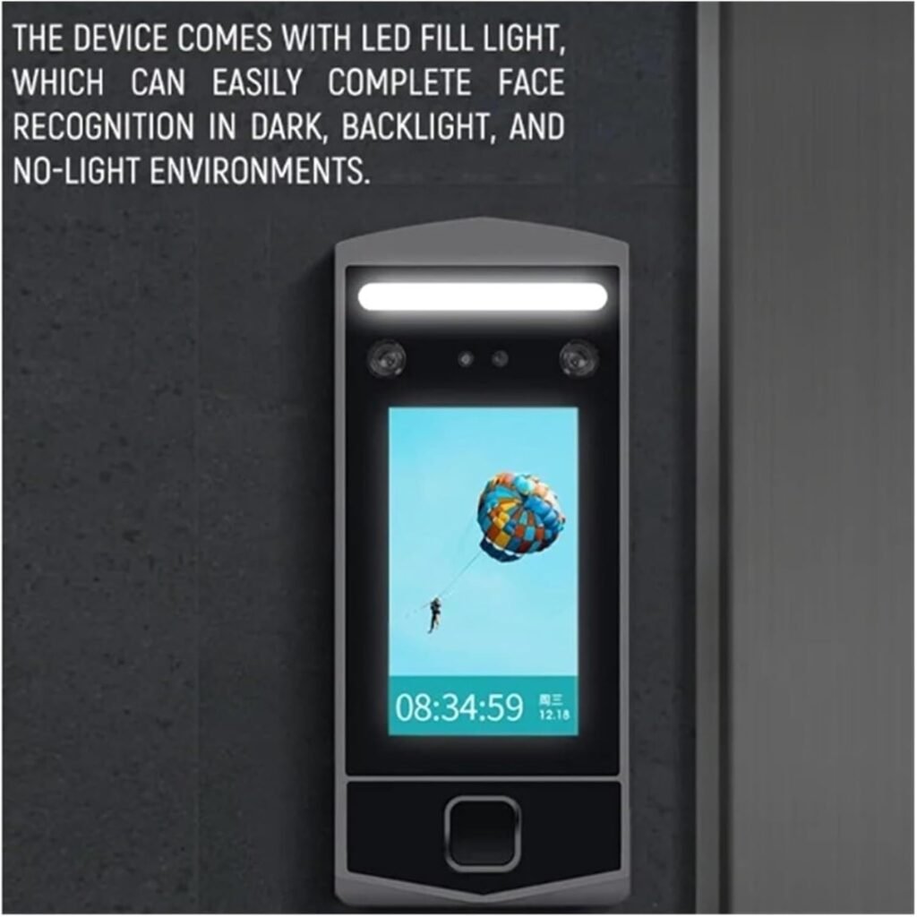 4.3 Inch Face  Fingerprint Time Clock, Biometric Access Control System, Fast Recognition, 500 3000 Capacity, USB TCP/IP, Attendance Machine