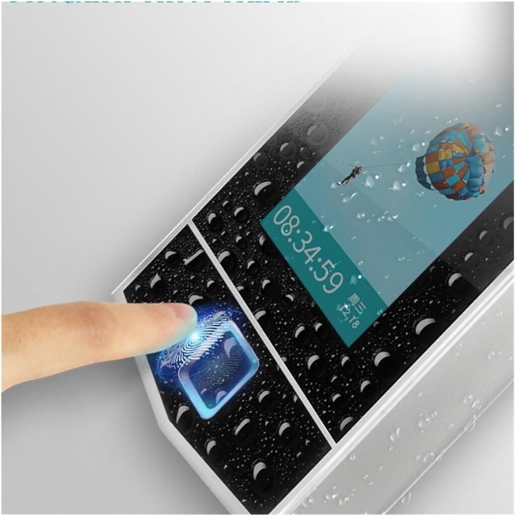 4.3 Inch Face  Fingerprint Time Clock, Biometric Access Control System, Fast Recognition, 500 3000 Capacity, USB TCP/IP, Attendance Machine