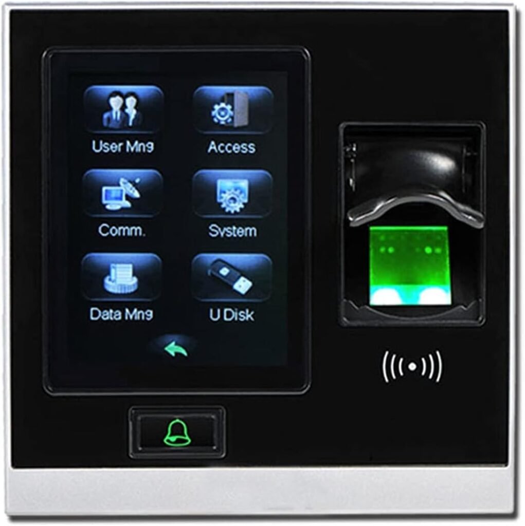 Biometric Employee Attendance Machine TCP/IP USB Biometric Fingerprint Access Control Time Attendance Recorder Standalone Smart Door Control System for Small Businesses (Sf400 Ic One Size) Biometric Employee Attendance Machine TCP/IP USB Biometric Fingerprint Access Control Time Attendance Recorder Standalone Smart Door Control System for Small Businesses (Sf400 Ic One Size)