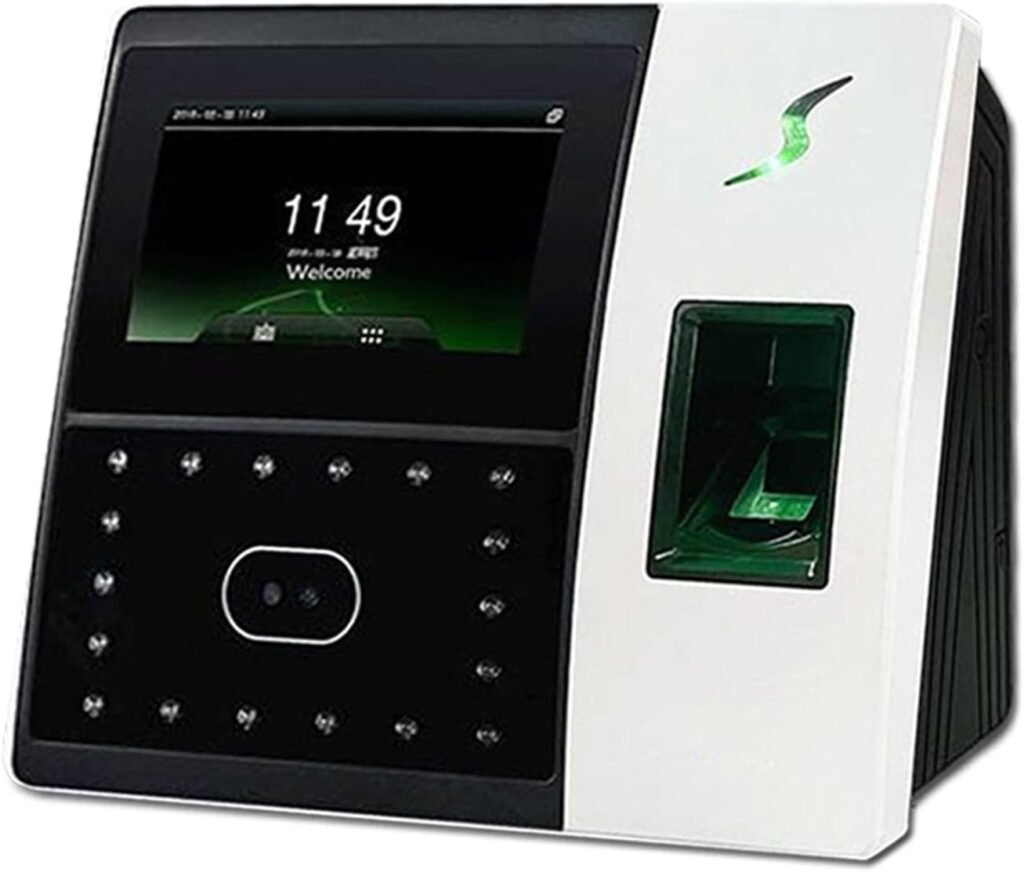 Clocking in Machine, Face Recognication and Fingerprint Time Attendance and Access Control System/IP USB Biometric Time Recording(Iface702-battery-English)