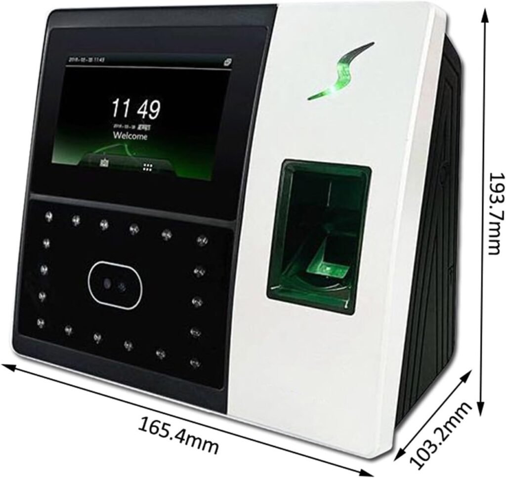 Clocking in Machine, Face Recognication and Fingerprint Time Attendance and Access Control System/IP USB Biometric Time Recording(Iface702-battery-Other)