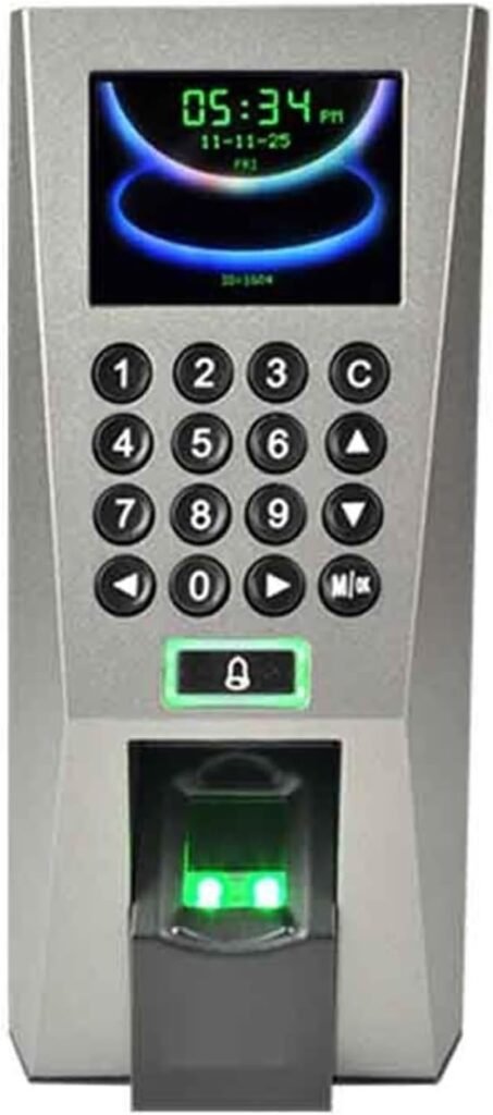 Clocking in Machine, USB TCP,IP Biometric Fingerprint Login Recognition Access Control Machine System Use Electric Lock Optional for Employees