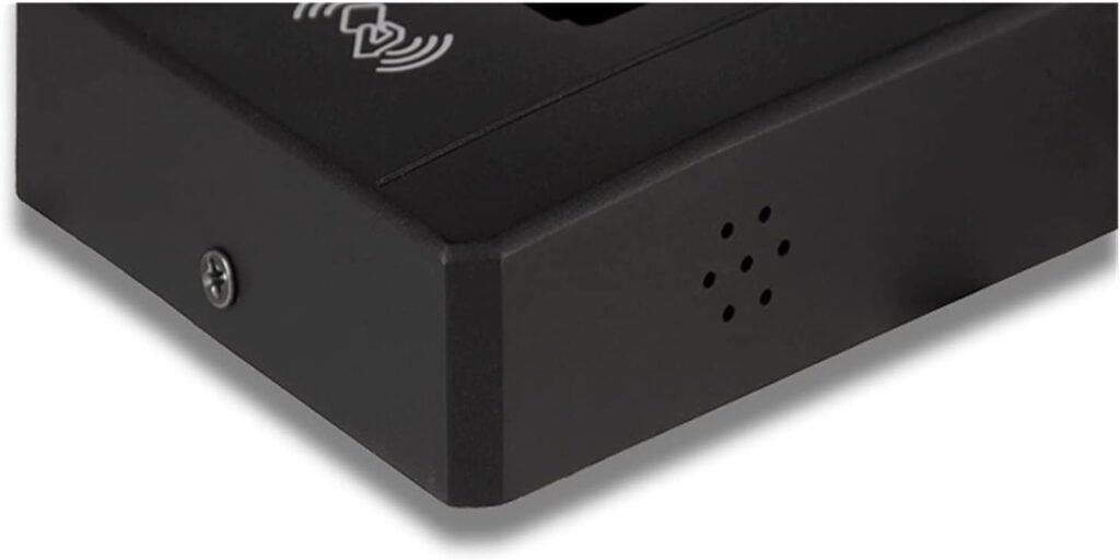 Fingerprint Time Clock Punch Card Machine, Biometric Access Control, Employee Attendance Tracker, with Card/Password Options