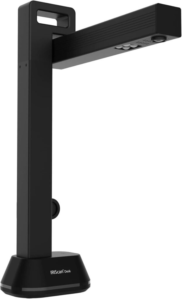 IRIScan Desk 6 Pro-Professional Color Document,Book Scanner,Auto-Flatten Deskew,21MP,Capture 11x17in,136 Languages OCR,Text to Speech,PDF/Search,PDF/Word/Tiff/Excel,Video Distance Learning,WinMac IRIScan Desk 6 Pro-Professional Color Document,Book Scanner,Auto-Flatten Deskew,21MP,Capture 11x17in,136 Languages OCR,Text to Speech,PDF/Search,PDF/Word/Tiff/Excel,Video Distance Learning,WinMac