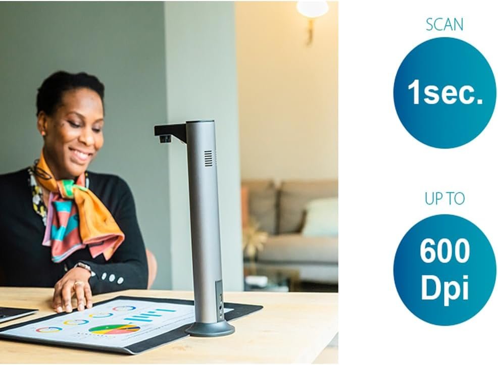 IRIScan Desk Document Scanner, Book Scanner - v7pro:4K UltraHD,18MP, 600dpi,Portable Scanner,Visualizer,OCR, AI Flattening, Auto Scan, Erase Fingers, Free Readiris PDF Editor Win Mac IRIScan Desk Document Scanner, Book Scanner - v7pro:4K UltraHD,18MP, 600dpi,Portable Scanner,Visualizer,OCR, AI Flattening, Auto Scan, Erase Fingers, Free Readiris PDF Editor Win Mac