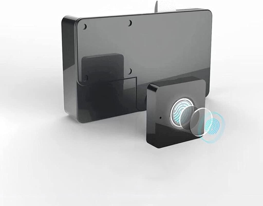 Plastic Fingerprint Cabinet Drawer Locker Cupboards Door Dock Biometric Electric Lock with Chargeable Battery