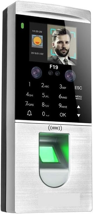 Time Cards Biometric Facial Recognition Fingerprint Recognition Access Control with Palm Recognition Function and Time Attendance for small business