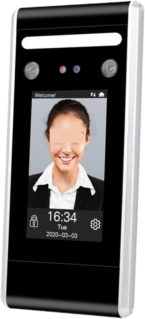 Time Clocks WiFi Dynamic Face Access Control Time Attendance Machine Biometric IR Face Recognition Keypad TCP/IP/USB,DT60-WIFI