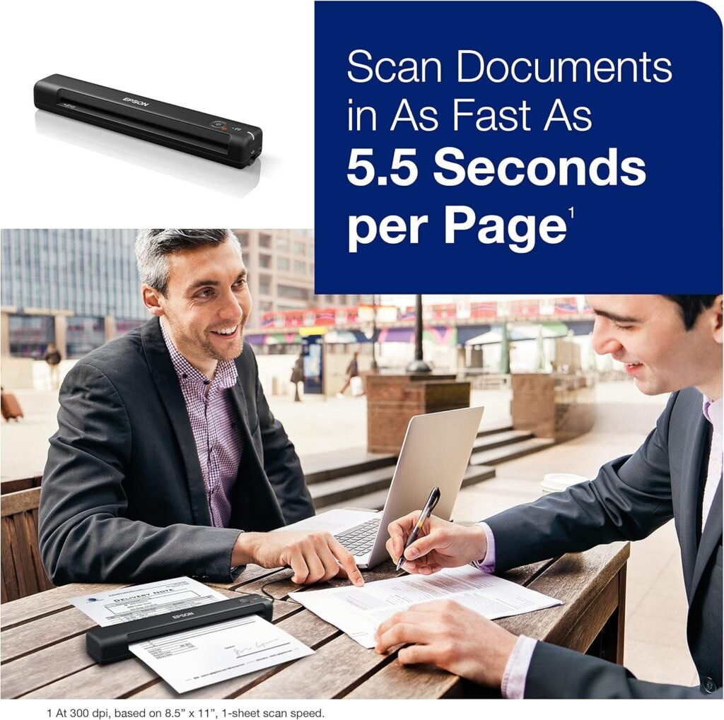 Epson WorkForce ES-50 Portable Sheet-Fed Document Scanner for PC and Mac Epson WorkForce ES-50 Portable Sheet-Fed Document Scanner for PC and Mac
