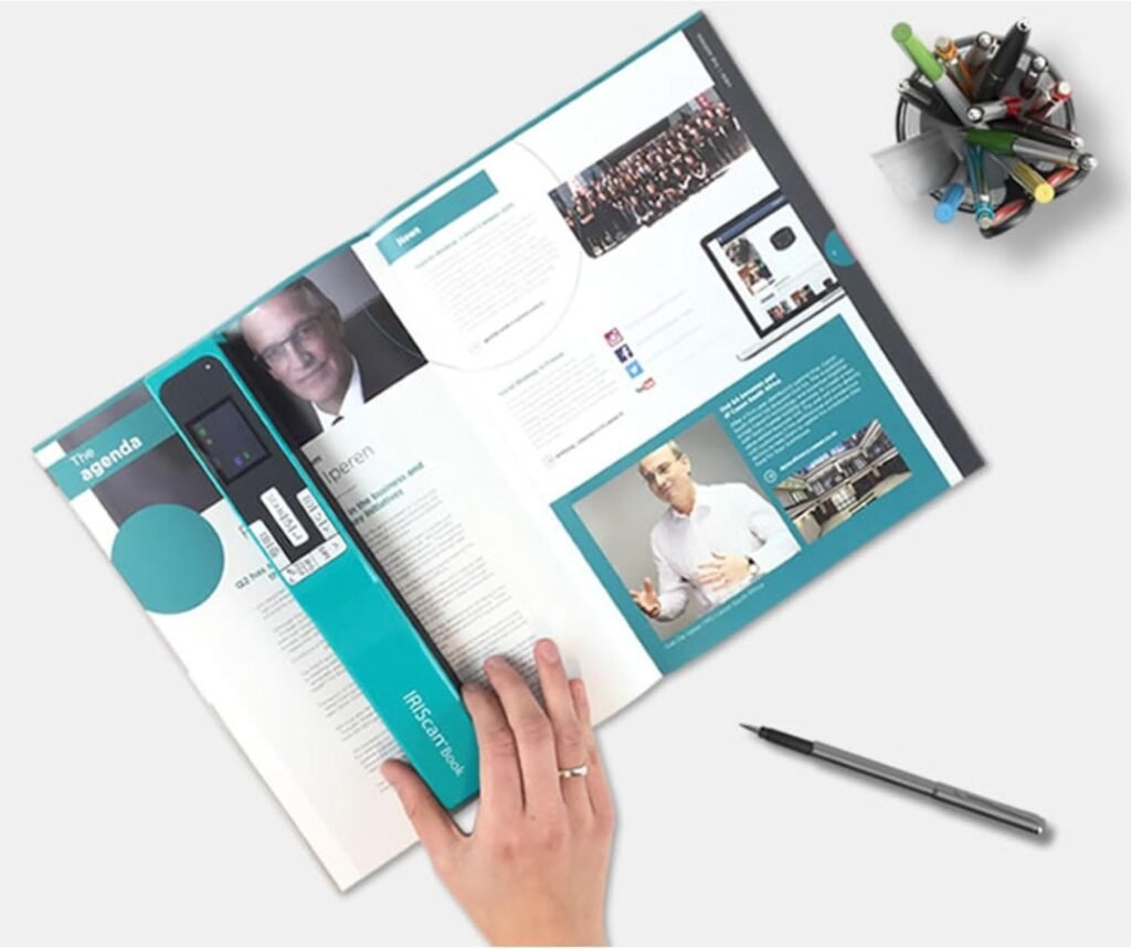 IRIScan Book 5-Portable Scanner, Photo Scanner, Documents Scanner 1200DPI, Flat Scanning, SD Card, Battery, USB, No Driver, PDF to Word, Readiris OCR Win Mac White IRIScan Book 5-Portable Scanner, Photo Scanner, Documents Scanner 1200DPI, Flat Scanning, SD Card, Battery, USB, No Driver, PDF to Word, Readiris OCR Win Mac White