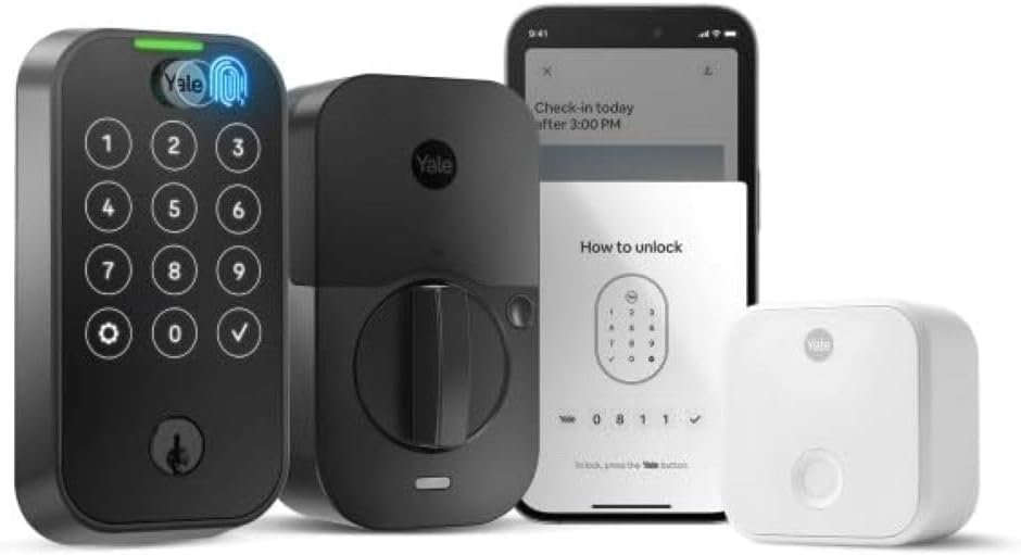 Yale Assure Lock Touch Deadbolt, Oil Rubbed Bronze Smart Keyless Entry Door Lock with Wi-Fi Connected Touch Keypad and Fingerprint Scanner, YRD450-F-WF1-0BP