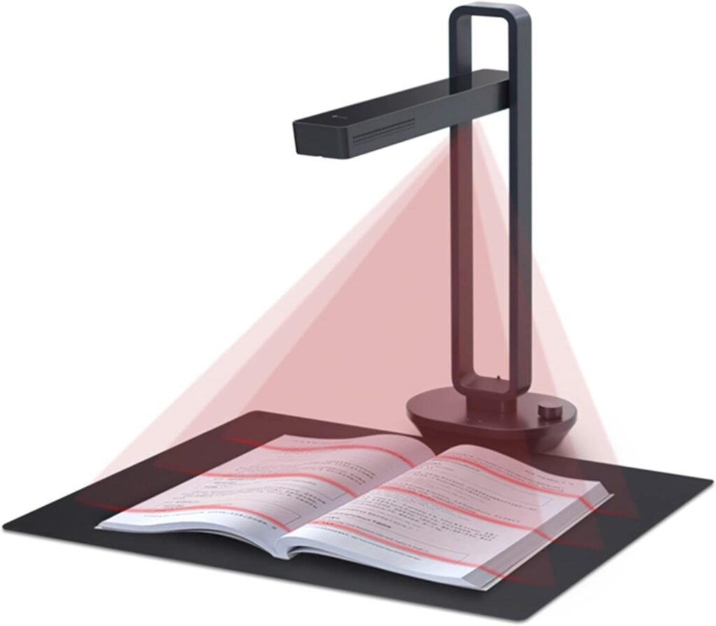 CZUR Aura Pro Portable Book Scanner, A3 Document Scanner, Auto-Flatten  Fingerprint Removal Technologies, Multi-Language OCR, 90° Foldable, for Mac  Windows