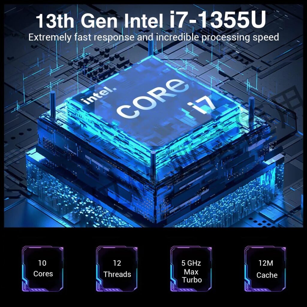 HP Inch Touchscreen Laptop Computer, 17.3 HD+ Touch Screen Business Laptop PC, Intel Core i7, 32GB RAM 2TB SSD, Windows Pro, Backlit Key|Fingerprint Reader