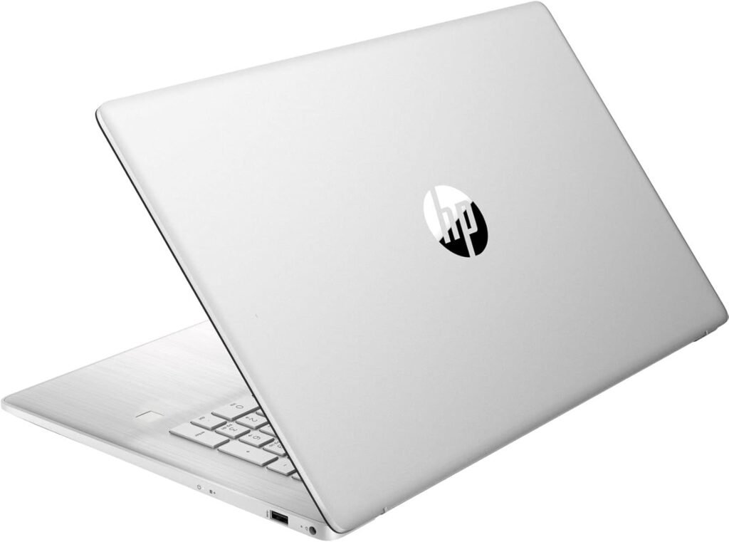 HP Laptop, 17.3 HD+ Touchscreen, 12th Gen Intel i7-1255U Processor, 32GB DDR4 RAM, 2TB SSD, Wi-Fi 6, Webcam, Backlit Keyboard, Fingerprint Reader, HDMI, Windows Home, Silver