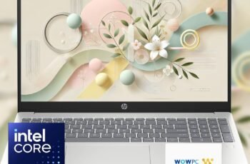 HP Ultralight 15.6 inch Laptop • 16GB RAM • 2TB PCIe SSD • Intel Core 8-Cores i3-N305 CPU • FHD (1920 x 1080) Display • Fast Wi-Fi 6 • Fingerprint Reader • AI Noise Removal • Win 11 • WOWPC