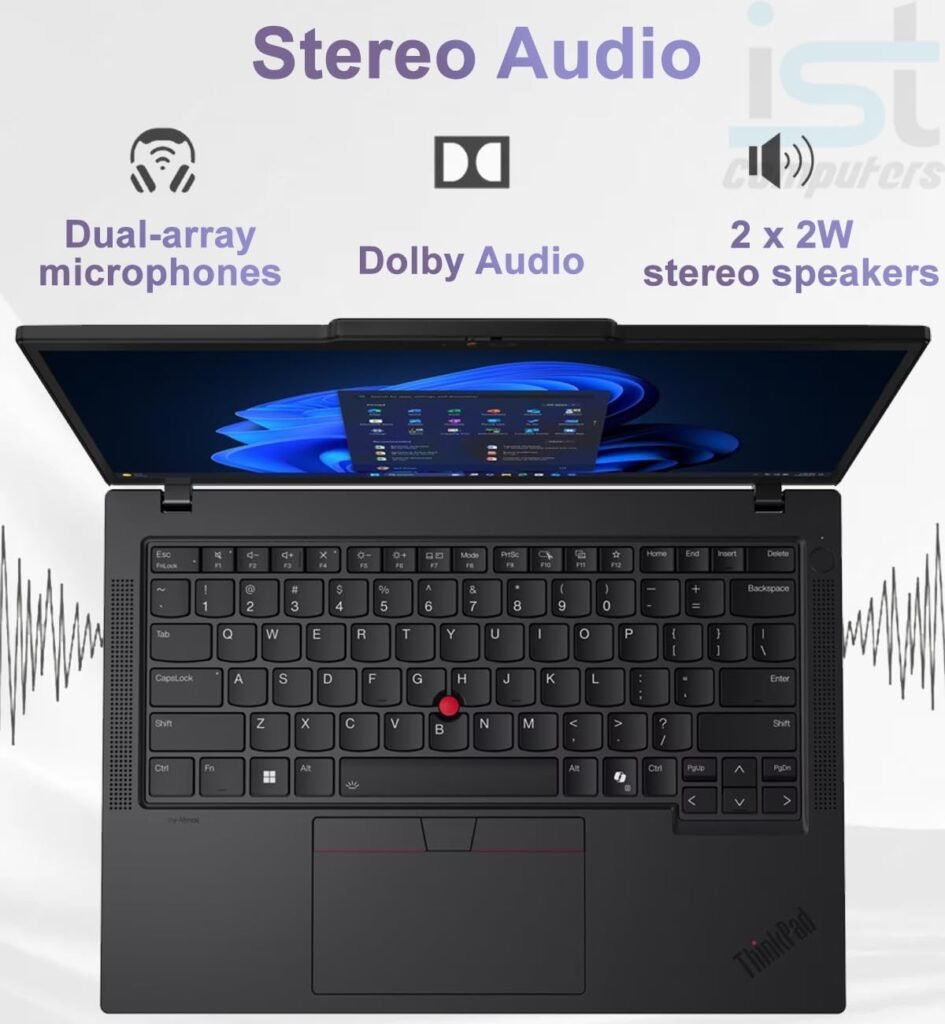 Lenovo ThinkPad T14 G6 Business Laptop, FHD+ Touchscreen, Intel 12-Core Ultra 225U ( Ultra7 155U), 16GB DDR5, 512GB SSD, Thunderbolt 4, Backlit KB, Fingerprint Reader, IR Webcam, Windows Pro