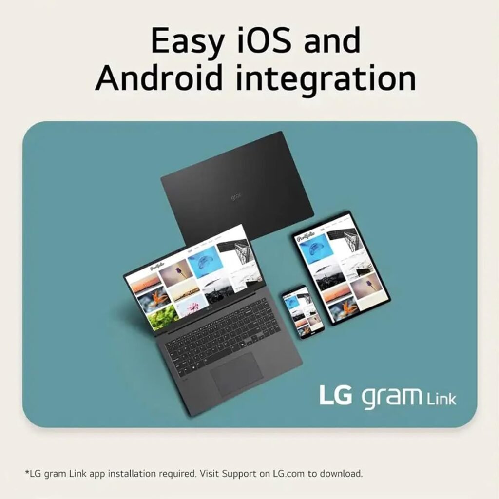 LG Gram WQXGA Touchscreen Laptop Copilot+ PC, Intel Core Ultra7 258V, 32GB RAM 2TB SSD, 512gb 9H Docking Station, Backlit Keyboard, Fingerprint Reader, Wi-Fi 7, Windows Pro, Black