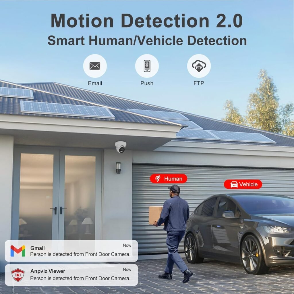 【Active Deterrent 2-Way Audio】 Anpviz 16CH PoE Security Camera System, 16X 5MP Wired IP Turret Cameras Outdoor Metal, 12MP NVR with 4TB HDD, Human/Vehicle Detection, PlugPlay for Business 【Active Deterrent 2-Way Audio】 Anpviz 16CH PoE Security Camera System, 16X 5MP Wired IP Turret Cameras Outdoor Metal, 12MP NVR with 4TB HDD, Human/Vehicle Detection, PlugPlay for Business