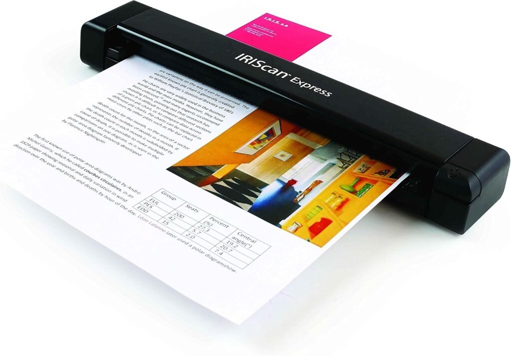 https://www.amazon.com/dp/B014FJCA68 - IRIScan Express 4-Portable Scanner 8PPM simplex, USB, Document Scanner, 8PPM, Receipt Scanner, Full OCR Readiris, Windows Black review