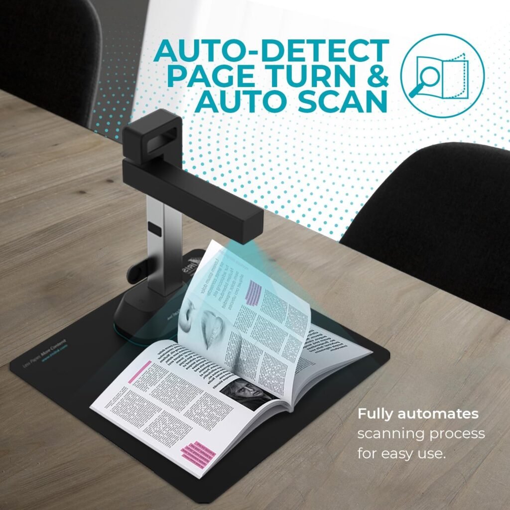 https://www.amazon.com/dp/B0C74YQBXB - IRIScan Desk 8MP A4 Book and Document Scanner Grey with OCR, AI Auto-Flattening and Finger Erasing, Compatible with Windows