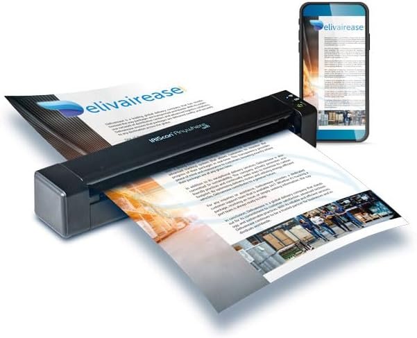 IRIScan Anywhere Black Portable WiFi Simplex Document Scanner with OCR, PPM Battery-Powered Scanner for Windows, Mac, iOS and Android, Readiris PDF Included review