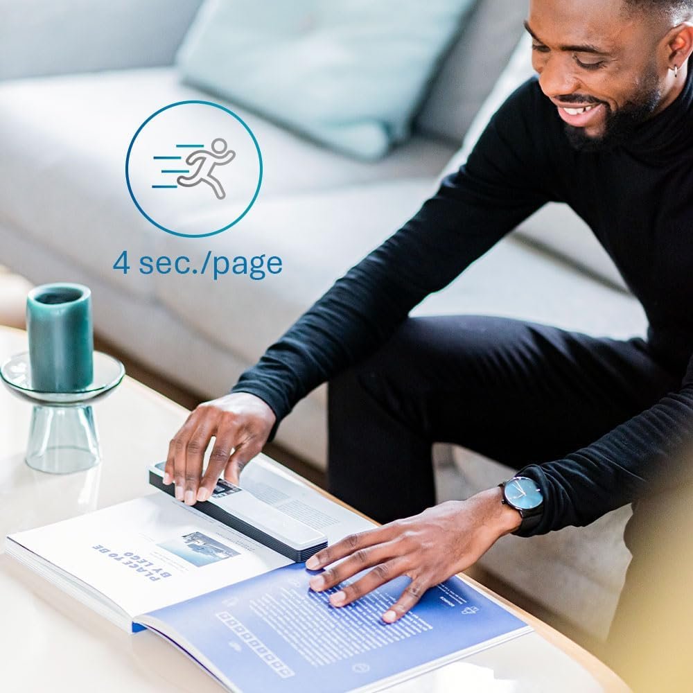 IRIScan Book White Portable Wireless Handheld Scanner, DPI Document and Photo Scanner with SD Card and OCR, Compatible with Windows and Mac, Readiris PDF Included review