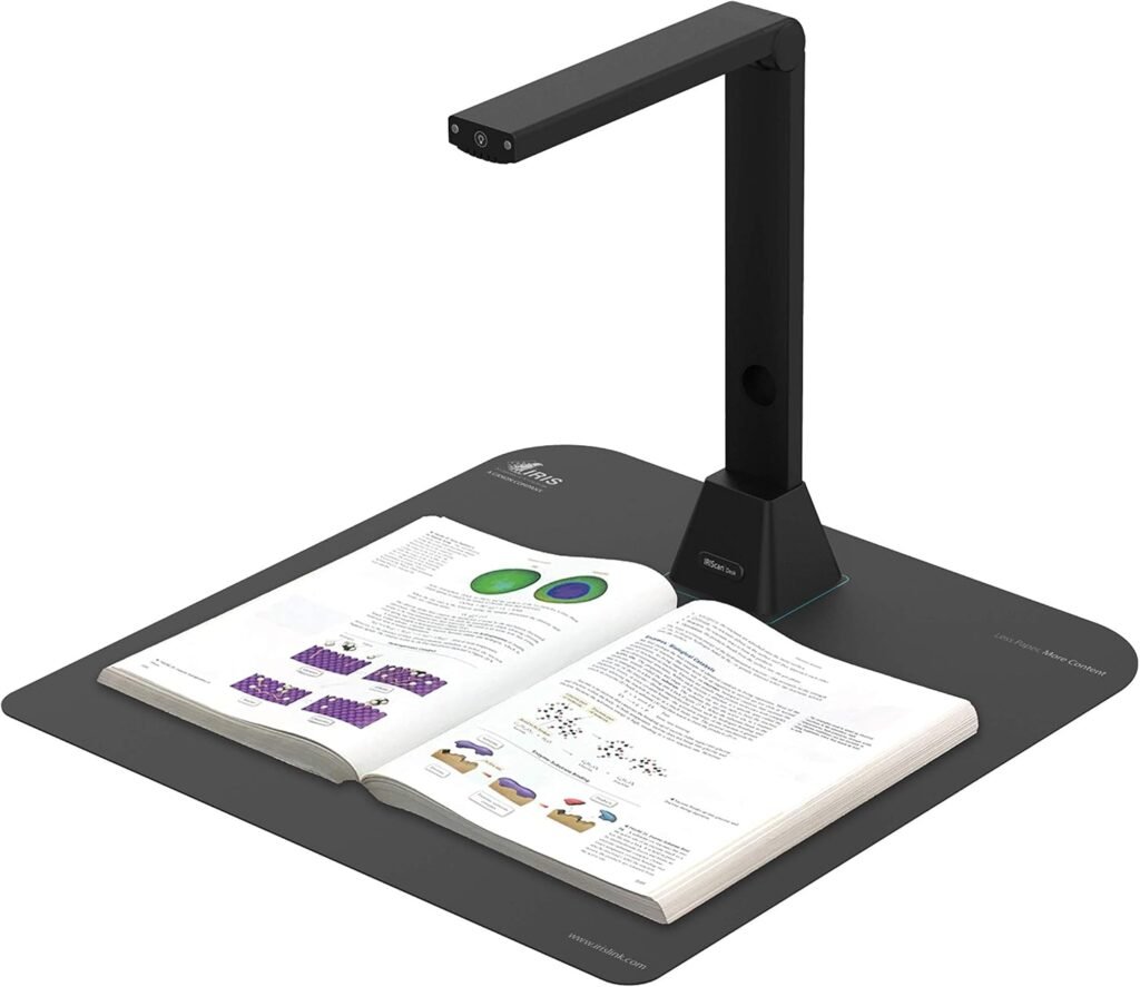 IRIScan Desk Pro: Scanner for Laptop & Document I a3 Scanner I Library Scanner I Free PDF Editor I Portable Scanner I Book