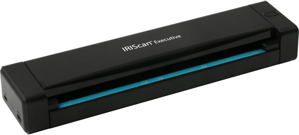 IRISCan Executive Duplex Portable Mobile Document & Receipts Portable Color Scanner USB Powered, 1Click Scan to PDF, Full